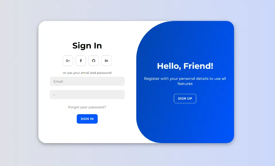 Modern Login Page